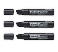 Porteur Permanent Broad Pentel N50XL Extra Large Pack De 3 Noir