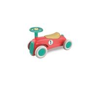 Porteur Baby Clementoni - Ma première voiture - 100% recyclé - Roues directrices et klaxon