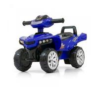 Porteur quad Milly Mally Monster Bleu - Siège confortable et espace de rangement - 48x11x38cm - Mixte - 18 mois+