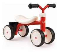 Smoby Porteur métal Rookie – Dès 12 mois, 4 roues silencieuses, poignée – Rouge