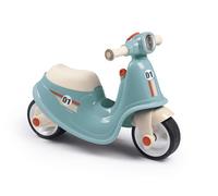 Smoby Porteur Scooter Bleu – Pour bébé 18 mois, coffre sous siège, L64,5 x l34 x H47,5 cm