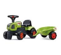Porteur Tracteur Baby Claas avec remorque - Vert Vert G