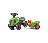 Porteur Tracteur Claas Avec Remorque Et Accessoires - Falk - Des 12 Mois - 100% Fabriqué En France - 60% Plastique Recyclé