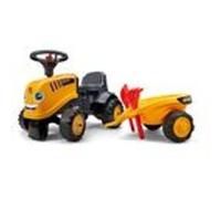 Falk Toys Porteur tracteur JCB avec remorque G
