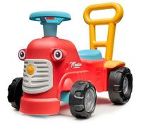 Porteur tracteur Maurice avec barre d'aide à la marche ergonomique - FALK - Dès 12 mois - Fabriqué en France - 90% plastique recyclé rouge TU