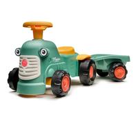 Porteur tracteur Maurice - FALK - Volant directionnel et remorque - 100% Fabriqué en France - 90% de plastique recyclé - Dès 12 mois