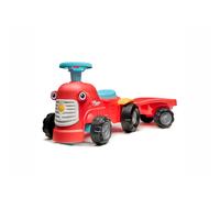 Porteur Tracteur Maurice Avec Remorque Rouge - Rouge Rouge