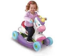 Porteur Trotteur a Bascule Cléo Ma Licorne Basculo 2en1 Parlant et Lumineu