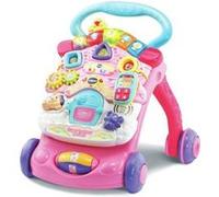 Porteur Trotteur Vtech - Super Parlant 2 En 1 - Rose
