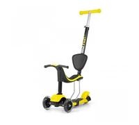 Porteur Trottinette 3 en 1 Milly Mally Little Star Jaune