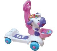 Porteur Trottinette - VTECH BABY - Mon Zèbre Rigolo 3 en 1 - Rose - Parlant et Musical