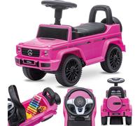 Porteur Véhicule à pédales Voiture d'enfant Jouet dès 1 an Mercedes Benz G350d rose