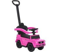 Porteur - VIDAXL - Mercedes-Benz - Klaxon - Arceau de sécurité - Repose-pieds Rose G