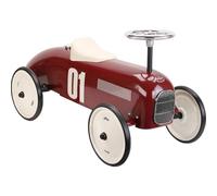 Vilac - Porteur enfant - Ma voiture de course vintage en métal - Développe la motricité de votre enfant - Véhicule couleur bordeaux - Véhicule pour enfants - A partir de 18 mois - 1102