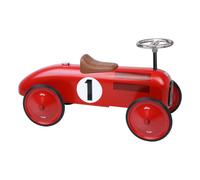 Voiture de course vintage - Vintage rouge