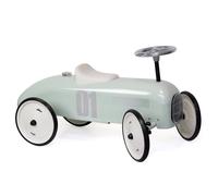 Porteur voiture vintage vert sauge