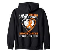Portez de l'orange pour Le Mois de Sensibilisation au Cancer du Rein Sweat à Capuche