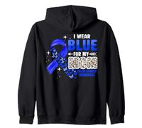 Portez du Bleu Clair pour Le Mois de Sensibilisation au Cancer du côlon de Maman Sweat à Capuche
