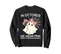 Portez du Rose pour la Sensibilisation à la survivante du Cancer du Sein d'halloween Sweatshirt