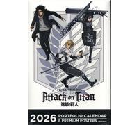 Portfolio Calendar Attack On Titans Final Season - 8 Premium Posters - Edition 2026