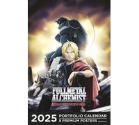 Portfolio Calendar Fullmetal Alchemist Brotherhood - 8 Premium Posters, De Janvier À Décembre