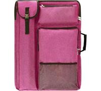 Portfolio d'art 18 x 24, avec Sac à Dos et fourre-Tout, Format Moyen(Pink)