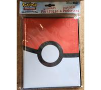 PORTFOLIO DE CARTES À JOUER POKEMON TCG À 4 POCHES BINDER (NEUF)