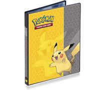 PORTFOLIO PIKACHU 4-POCKET POKEMON TCG ALBUM DE CARTES À JOUER (JAUNE/GRIS)