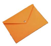 Portfolio Porte-Documents, Dossiers en plastique, reliure budgétaire(Orange)