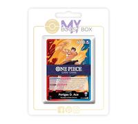 Portgas D. Ace 002 Leader & Toutes Les Cartes C/UC/R Bleues - Myboost X One Piece 13 - Successeurs Coffret de 18 Cartes One Piece Françaises