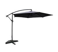 PORTICCIO - Parasol circulaire Ø 300 cm déporté gris