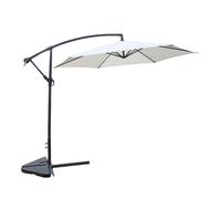 Concept Usine – Parasol déporté rond Porticcio Ø 300 cm écru