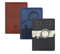Portico Designs Ltd Sherlock Holmes Lot de 3 Cahiers 221B Porte Loupe The Game is Afoot Vert