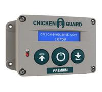 Portier Électronique Toutes Options à Piles - Chickenguard - Pour 10 Cailles - Gris