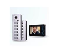 BT SECURITY Portier interphone vidéo modern 2 fils - 24 appartements - 24 écrans noirs 11 G