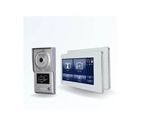 BT SECURITY Portier interphone vidéo neo 2 fils - 1 appartement - 2 écrans tactiles smart 7 blanc - avec lecteur de badge 11