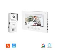 Portier Vidéo 2 fils connecté Wifi avec Ecran tactile 7'' - Contrôle vocal Alexa/google Home