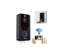 Portier vidéo Visiophone sans fil Interphone 1080P Full HD Résistant aux intempéries WiFi Sécurité Moniteur Accueil Smartphone SonnetteSupport audio bidirectionnelDétection de mouvement PIRVision nocturne