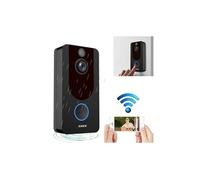 Portier vidéo Visiophone sans fil Interphone 1080P Full HD Résistant aux intempéries WiFi Sécurité Moniteur Accueil Smartphone SonnetteSupport audio bidirectionnelDétection de mouvement PIRVision nocturne