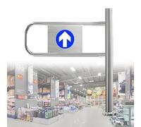 Portillon à Bascule Automatique en Acier Inoxydable, à Sens Unique, pour Accès au Magasin, Portail de Sécurité à Ressort, Portail de Transfert pour Piétons d'Entrepôt right-43