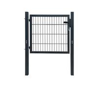 Vidaxl Portillon Acier Anthracite 105x150 Cm