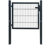 Vidaxl Portillon Acier Anthracite 105x150 Cm