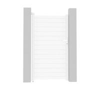 Habitat et Jardin Portillon aluminium Eric 101,2 x 180,9 cm Blanc