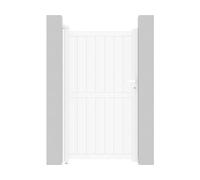 Portillon aluminium "Lola" - 101.2 x 180.9 cm - Blanc