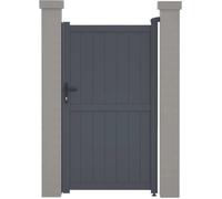 Portillon Aluminium Maurice - 101.2 X 155.9 Cm - Gris