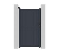 Portillon aluminium Maurice - 101.2 x 180.9 cm - Gris Gris. G