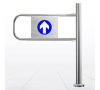 Portillon Automatique à Rebond - Porte de sécurité unidirectionnelle pour supermarchés, bibliothèques et magasins - Mécanisme de Fermeture Automatique - Portillon d'entrée 80 x 97 cm - et sé