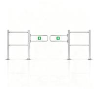 Portillon Barrière de sécurité à battant unique avec garde-corps durable | Porte d'entrée piétonne for entrepôts de supermarchés