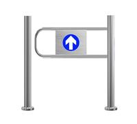 Portillon battant à Fermeture Automatique, Porte à Sens Unique à Ressort pour entrée et Sortie de bibliothèque, Magasin, Centre Commercial - Taille réglable de 20 à 39 Pouces (Droite, l x H