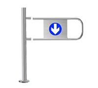 Portillon battant à Ressort unidirectionnel pour Couloir, Portail d'entrée à Rebond Automatique, Fermeture de sécurité 60 x 100 cm, idéal pour Les supermarchés et Les passages